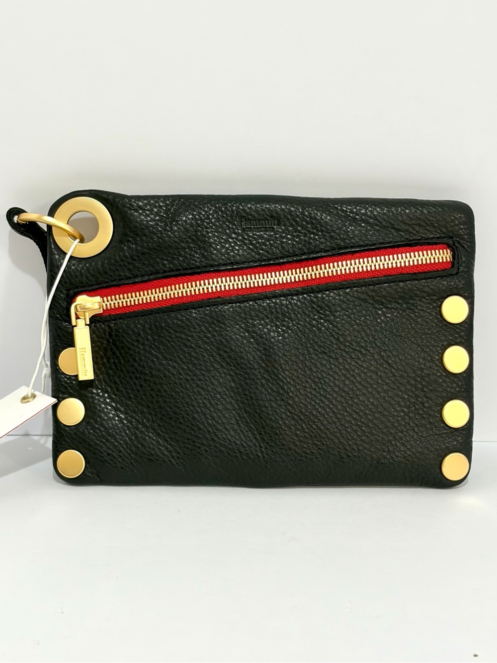 Hammitt Nash Small Crossbody In Black Leather With Brushed Gold Hardware NWT